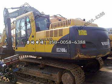 二手沃尔沃210挖掘机
