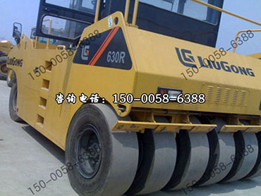 二手柳工630胶轮压路机