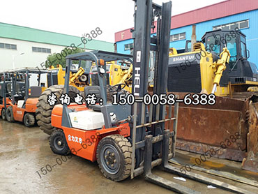 二手3.5吨升高4.5米叉车