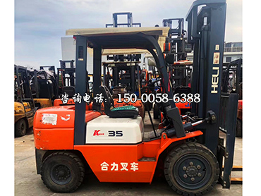 二手合力3.5吨升高4米叉车