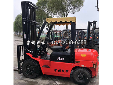 二手杭州3.5吨升高4米叉车