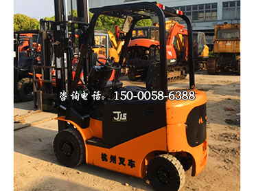 二手杭州1.5吨电瓶叉车