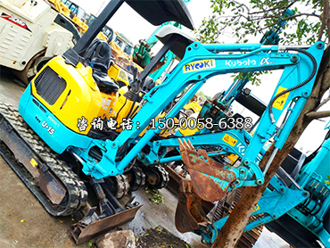二手久保田15微型小挖机