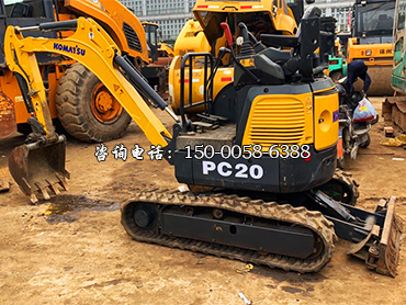 二手小松20微型小挖机